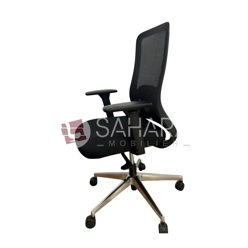 Fauteuil noir en Mesh Réf C0863