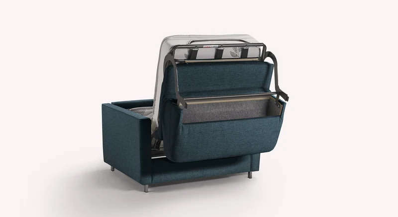 Fauteuil JIMMY Foster Bleu ocean