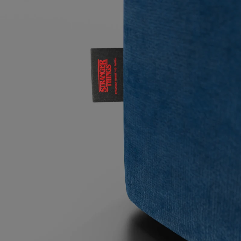 Cube pouf Hellfire club Stranger Things Édition - l'icône qui devient design - Bleu
