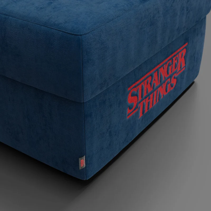 Sun Pouf Stranger Things Édition - 60 x 80 cm en tissu détachable by Netflix Bleu