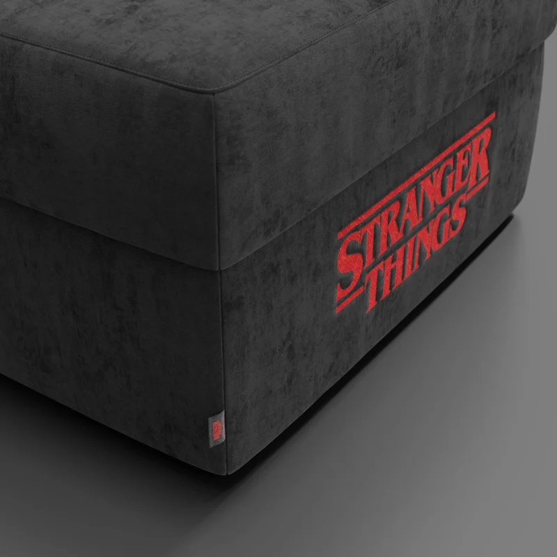 Sun Pouf Stranger Things Édition - 60 x 80 cm en tissu détachable by Netflix Anthracite