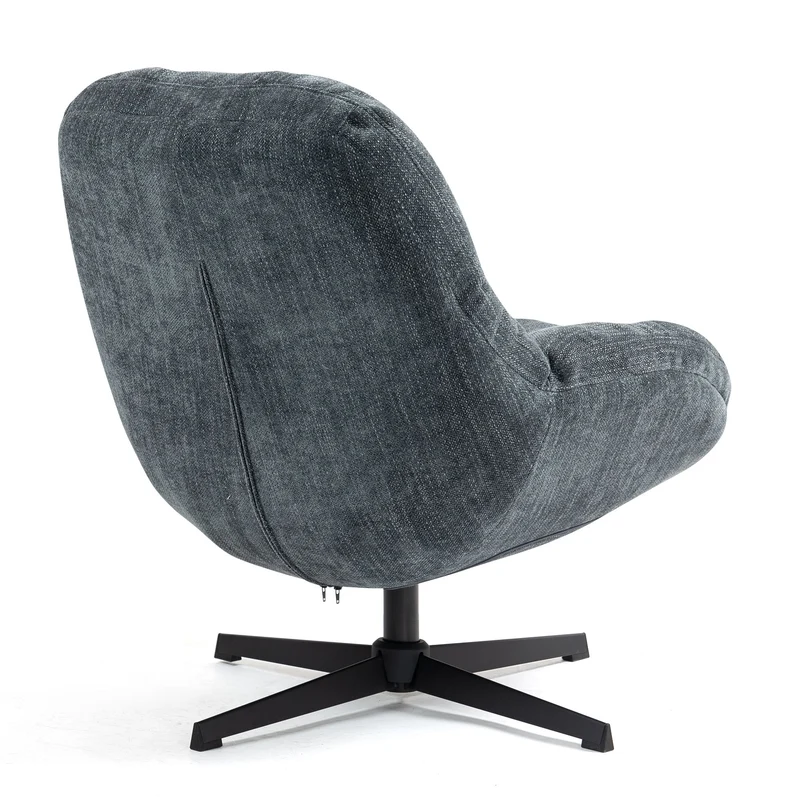 Fauteuil pivotant bleu