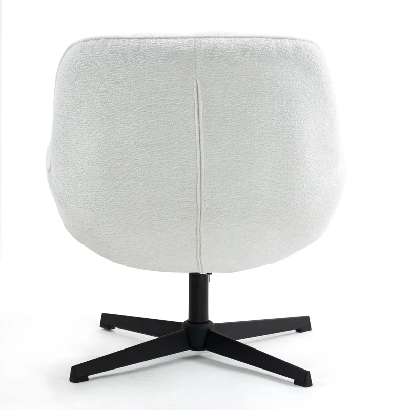 Fauteuil pivotant blanc