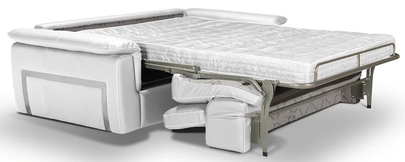 PERLA - Canapé convertible 3 places - Cuir