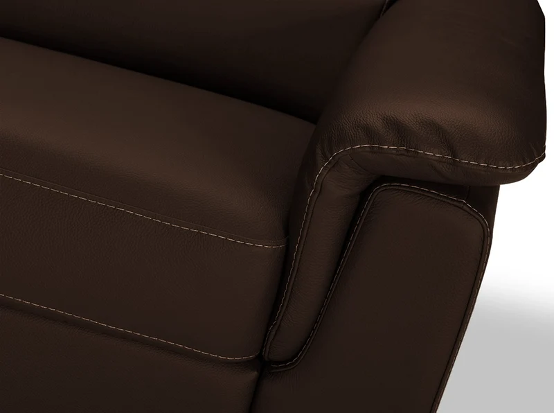 PERLA - Canapé convertible 3 places - Cuir