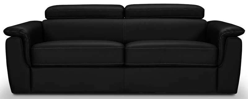 PERLA - Canapé convertible 3 places - Cuir