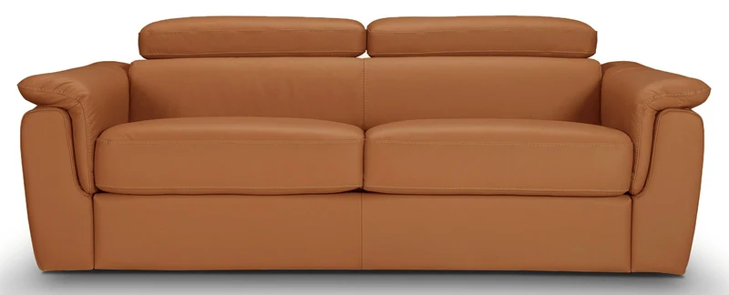 PERLA - Canapé convertible 3 places - Cuir