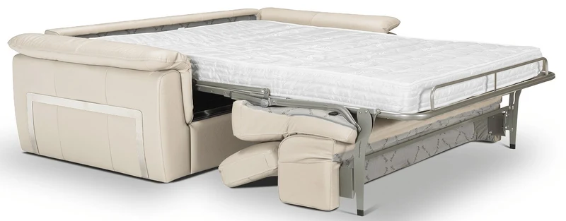 PERLA - Canapé convertible 3 places - Cuir