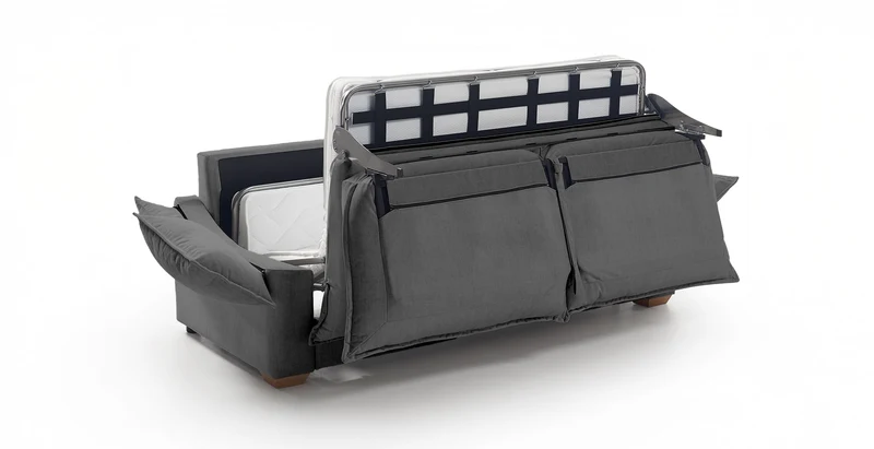 PAU - Canapé convertible 2 places - Velours