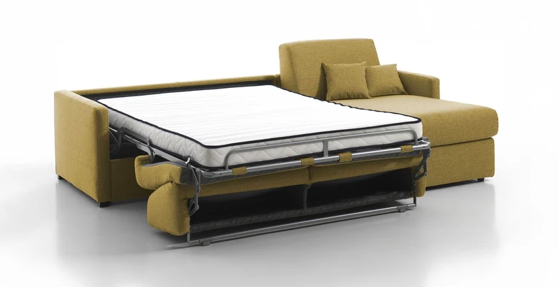 MURANO - Canapé d'angle convertible 6 places - Tweed