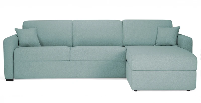 MILANO - Canapé d'angle convertible 4 places - Tweed