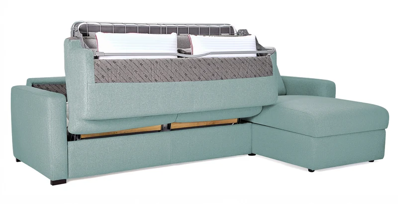 MILANO - Canapé d'angle convertible 4 places - Tweed
