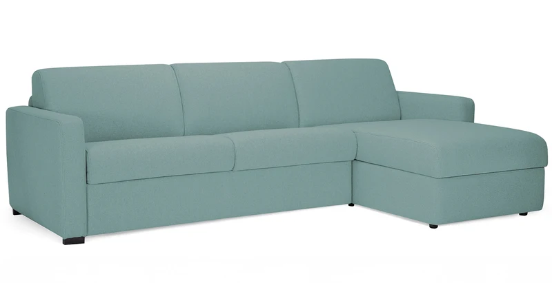 MILANO - Canapé d'angle convertible 4 places - Tweed