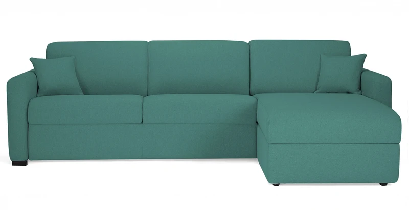 MILANO - Canapé d'angle convertible 4 places - Tweed