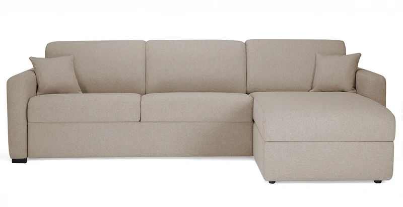MILANO - Canapé d'angle convertible 4 places - Tweed