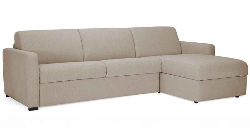MILANO - Canapé d'angle convertible 4 places - Tweed