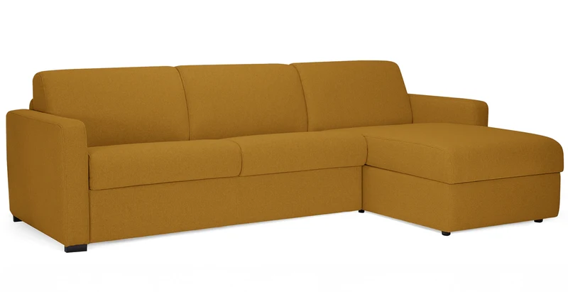 MILANO - Canapé d'angle convertible 4 places - Tweed