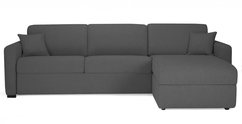 MILANO - Canapé d'angle convertible 4 places - Tweed