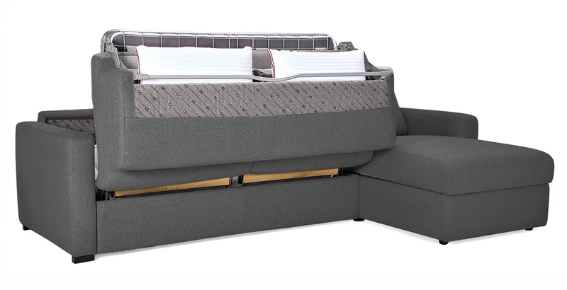 MILANO - Canapé d'angle convertible 4 places - Tweed