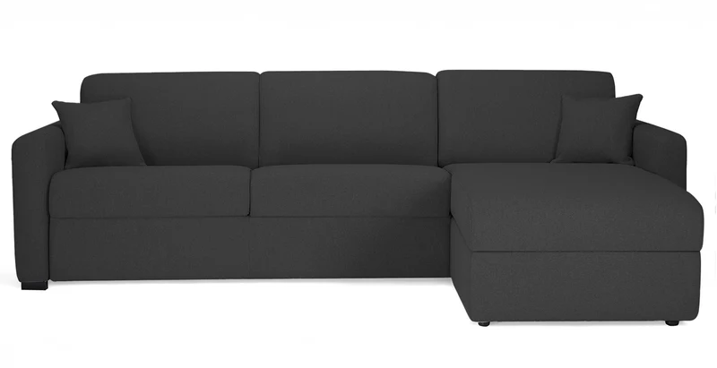 MILANO - Canapé d'angle convertible 4 places - Tweed