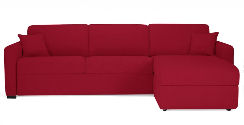 MILANO - Canapé d'angle convertible 4 places - Tweed