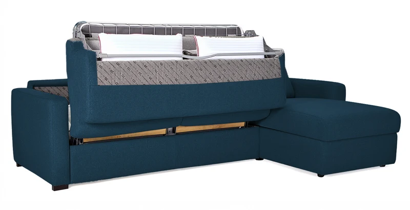 MILANO - Canapé d'angle convertible 4 places - Tweed