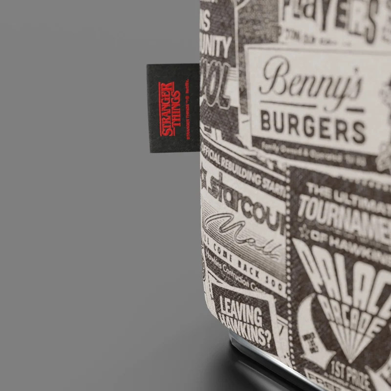 Cube pouf Hawkins Post Stranger Things - Édition Limitée Netflix