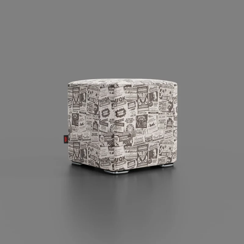 Cube pouf Hawkins Post Stranger Things - Édition Limitée Netflix
