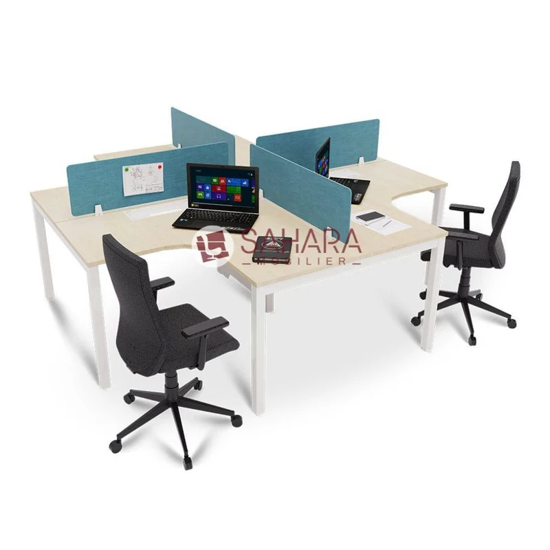 Bureau Bench 4 positions Réf C0651