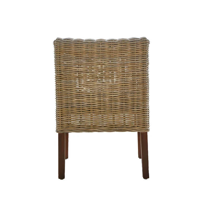 Lot de 4 fauteuil LOBERON Forêt Douce en rotin tressé