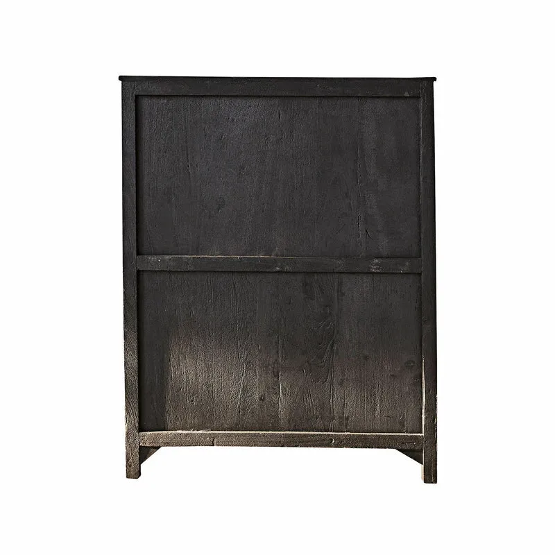 Commode LOBERON Dakota en bois noir