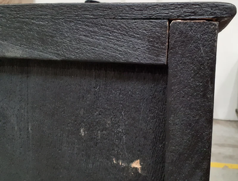 Commode LOBERON Dakota en bois noir