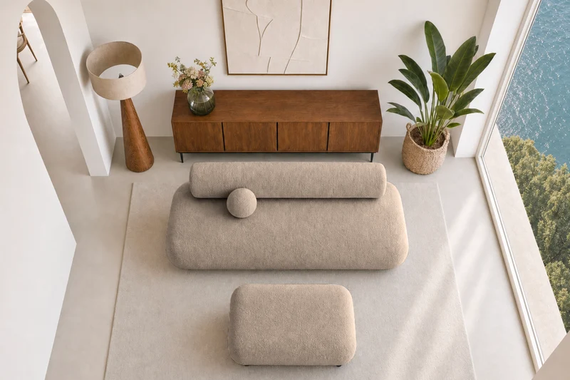 DUO LEVI - Tissu lisse