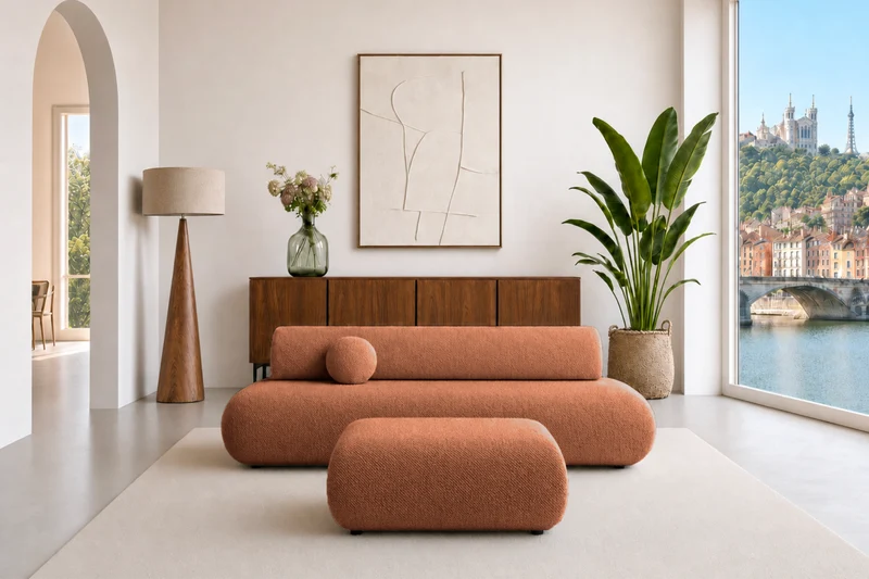 DUO LEVI - Tissu lisse