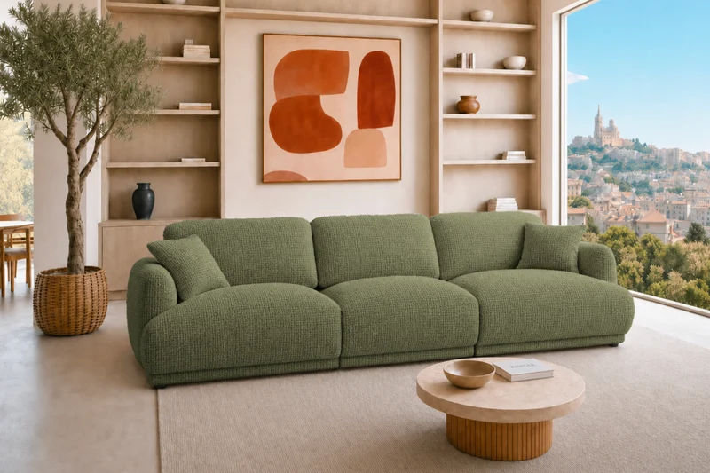 ROSALIE 3 PL - Tissu chenille