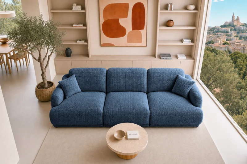 ROSALIE 3 PL - Tissu chenille