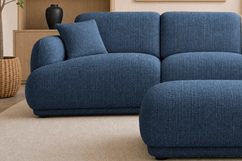 DUO ROSALIE 3 PL - Tissu chenille