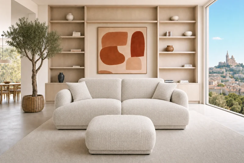 DUO ROSALIE 2 PL - Tissu chenille
