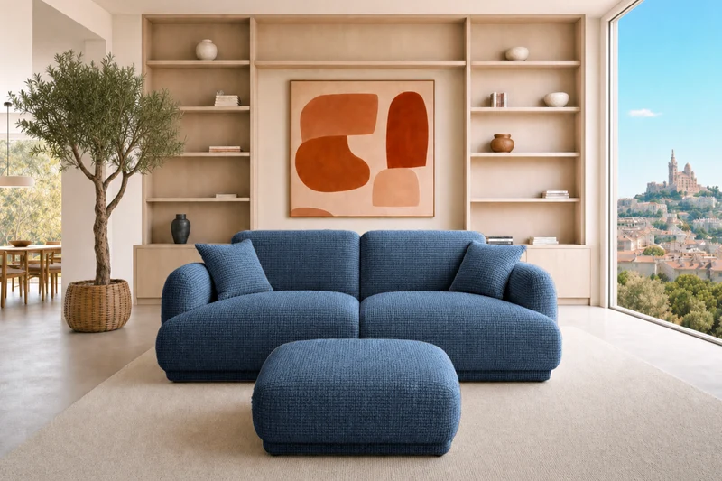 DUO ROSALIE 2 PL - Tissu chenille
