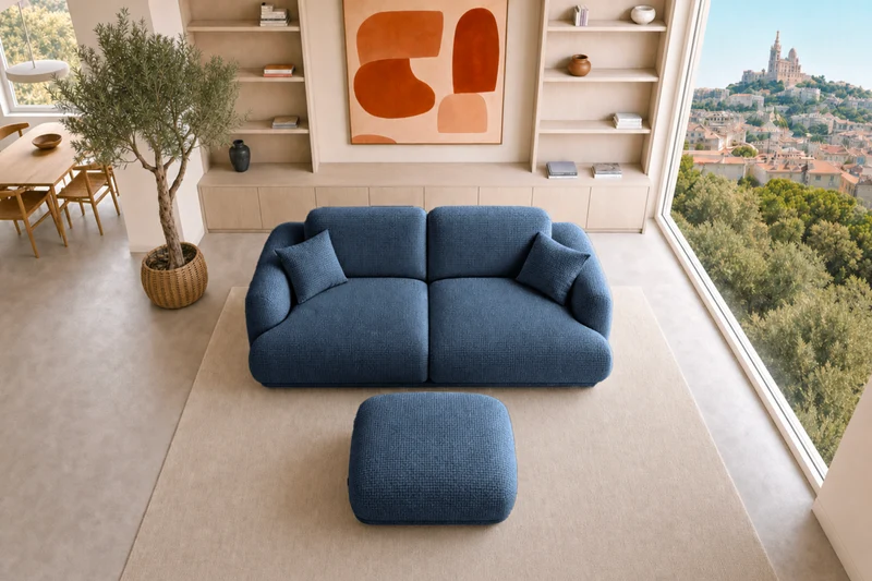 DUO ROSALIE 2 PL - Tissu chenille