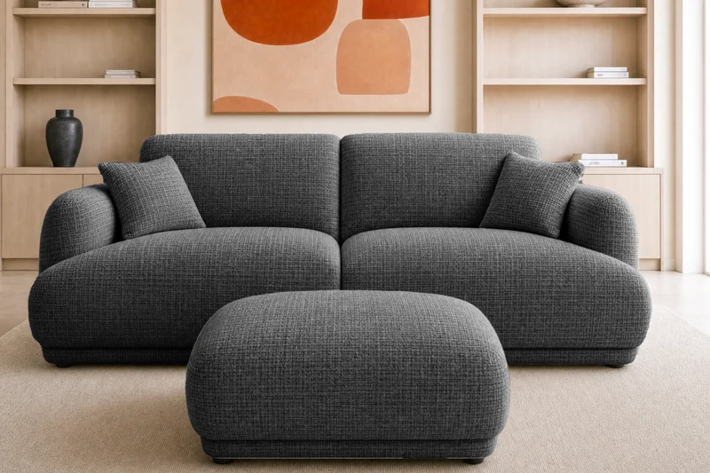 DUO ROSALIE 2 PL - Tissu chenille