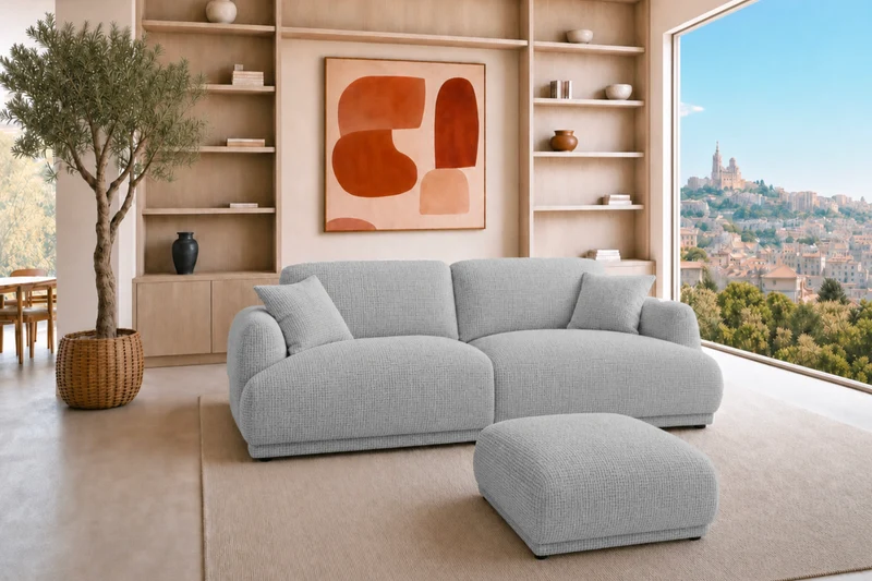 DUO ROSALIE 2 PL - Tissu chenille