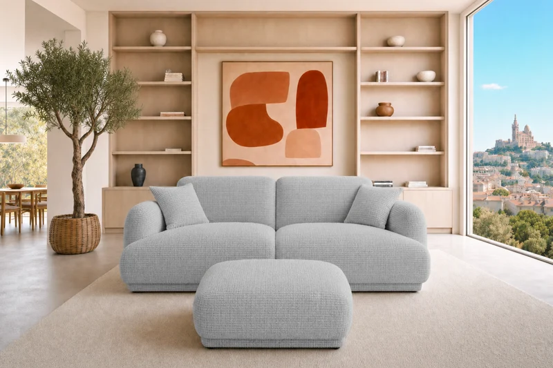 DUO ROSALIE 2 PL - Tissu chenille
