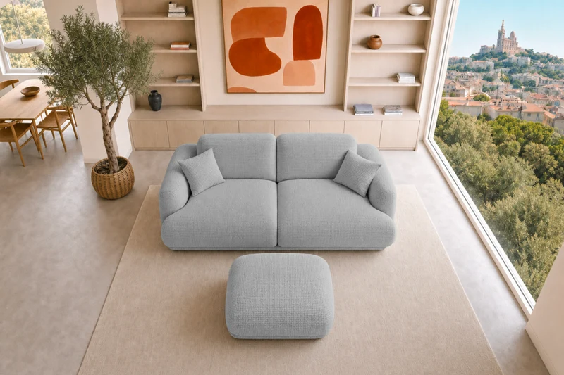 DUO ROSALIE 2 PL - Tissu chenille