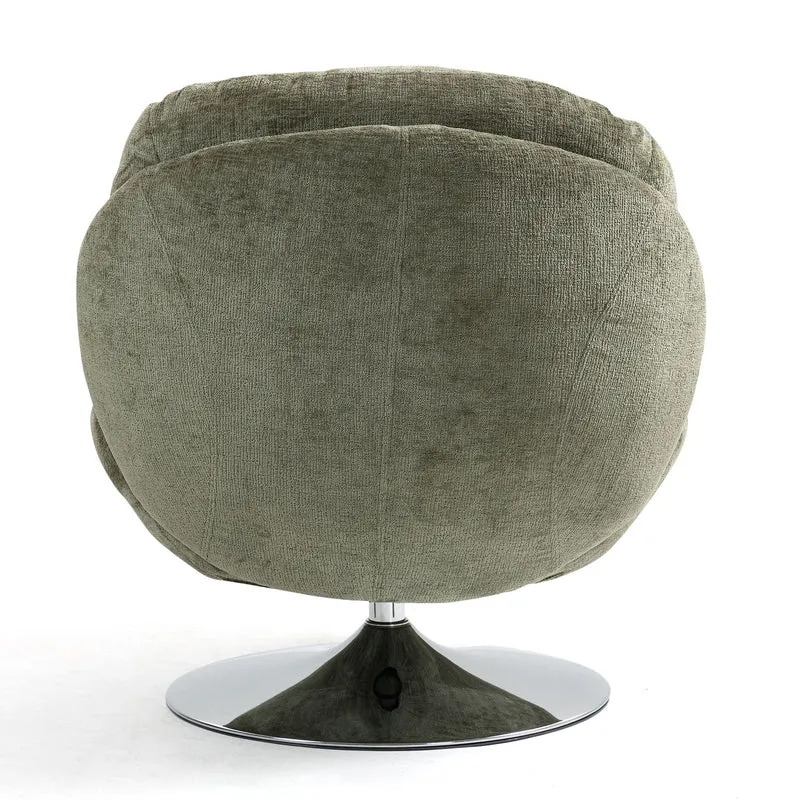 Fauteuil pivotant kaki