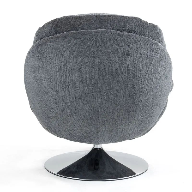 Fauteuil pivotant gris foncé
