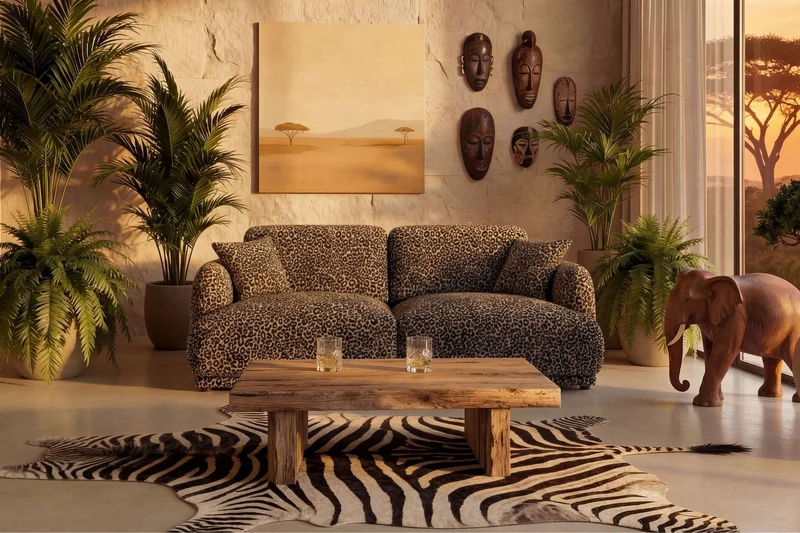 ROSALIE 2 PL - Tissu sauvage