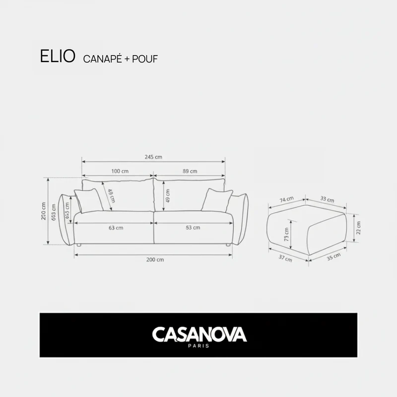 DUO ELIO - Tissu sauvage
