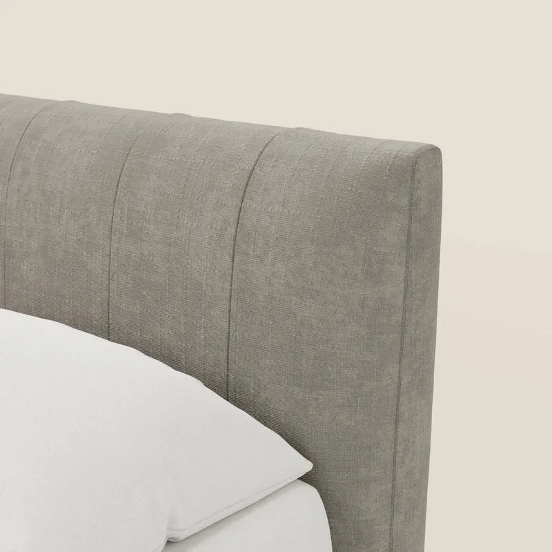 Bogart Lit coffre Édition Grande Fratello - déhoussable en tissu détachable T22 gris