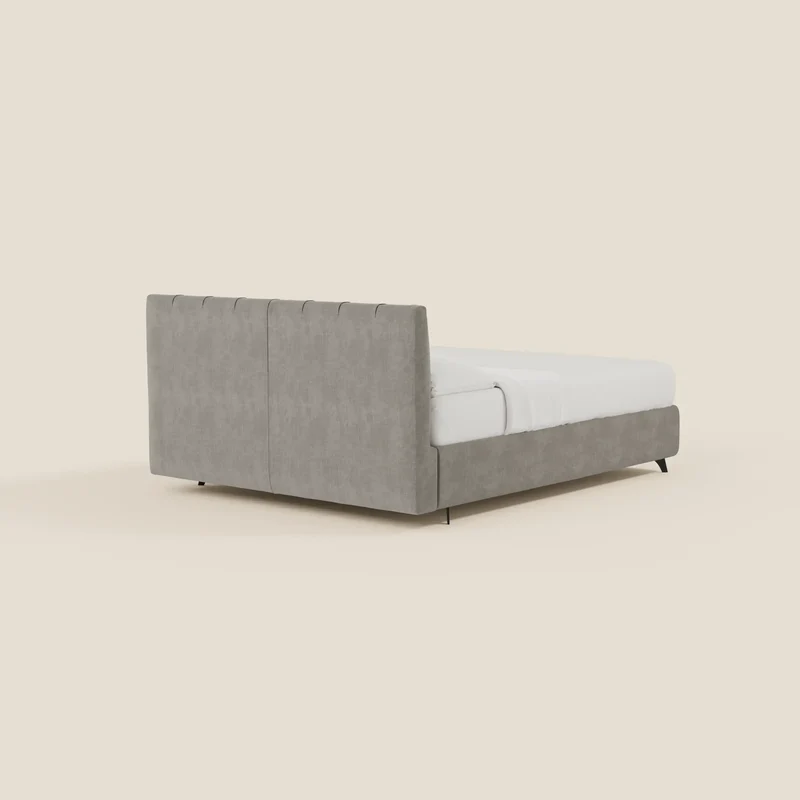 Bogart Lit coffre Édition Grande Fratello - déhoussable en tissu détachable T22 gris